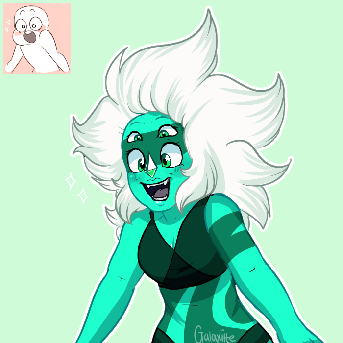 nairod-c said: B6... Malachite ? Like I know it is not at all the point of Malachite and it was terrible for bots Jasper and lapis but ... Please ? I love the three of them and never Malachite never...