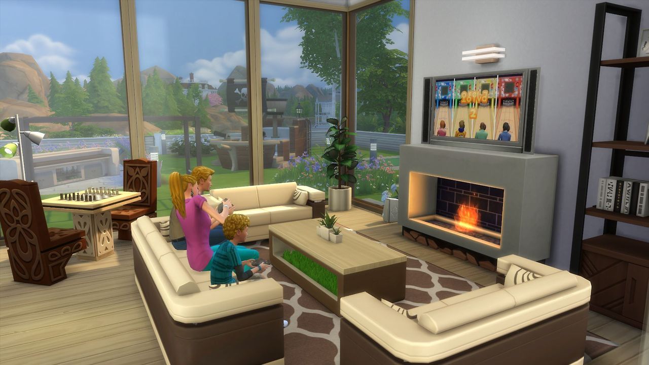 Show me your living rooms and family rooms. — The Sims Forums