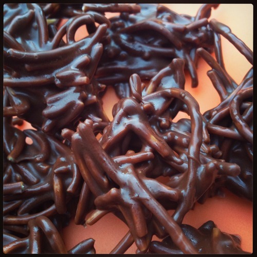 Chocolate Peanut Butter Spiders