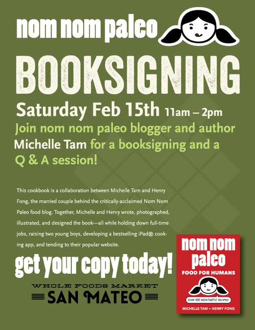 Upcoming San Francisco Bay Area Book Events! by Michelle Tam https://nomnompaleo.com