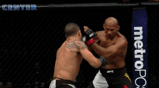 Image result for robert whittaker jacare souza gif