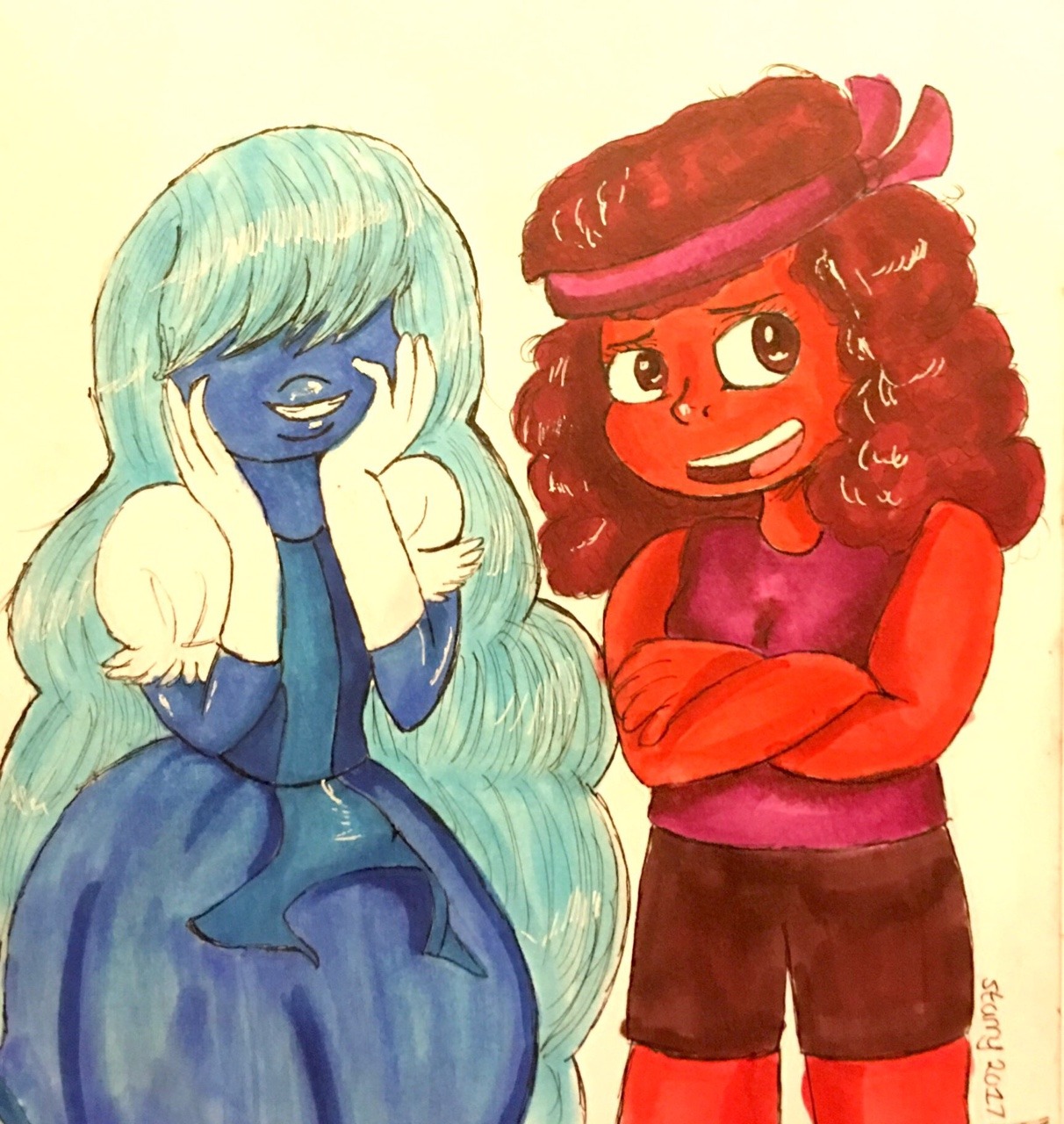 Ruby and Sapphire are one of my OTPs honestly :3
