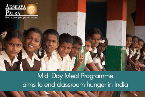 Objective of mid day meal