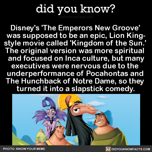 disneys-the-emperors-new-groove-was-supposed