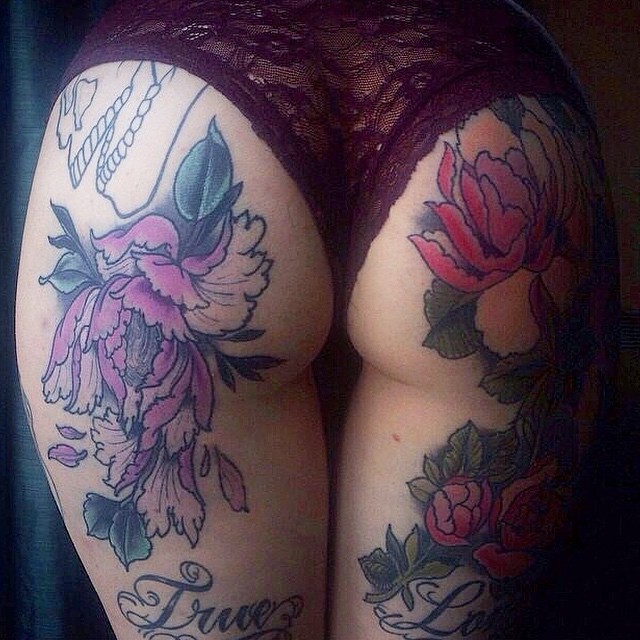 Sexy Flower Tattoo Fuck 75
