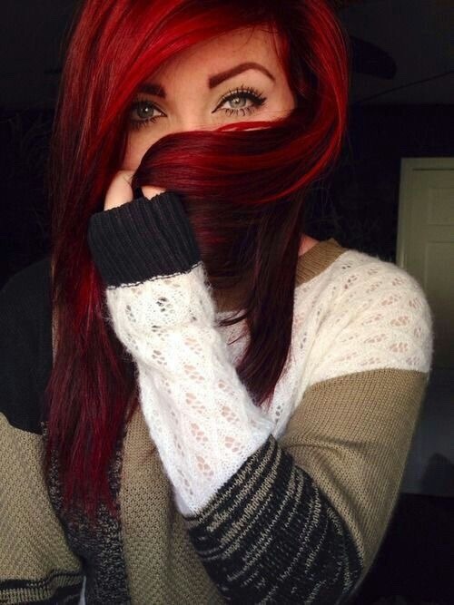 maroon hair color | Tumblr