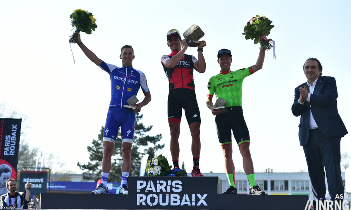 Paris Roubaix 2017 podium