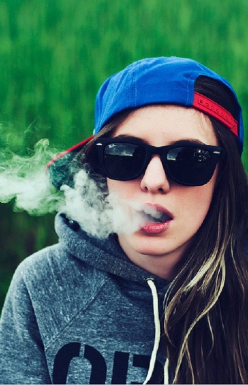 girls smoke weed on Tumblr