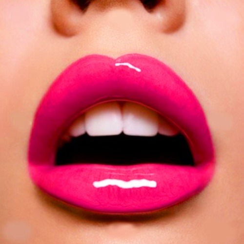 Hot Pink Lips On Tumblr