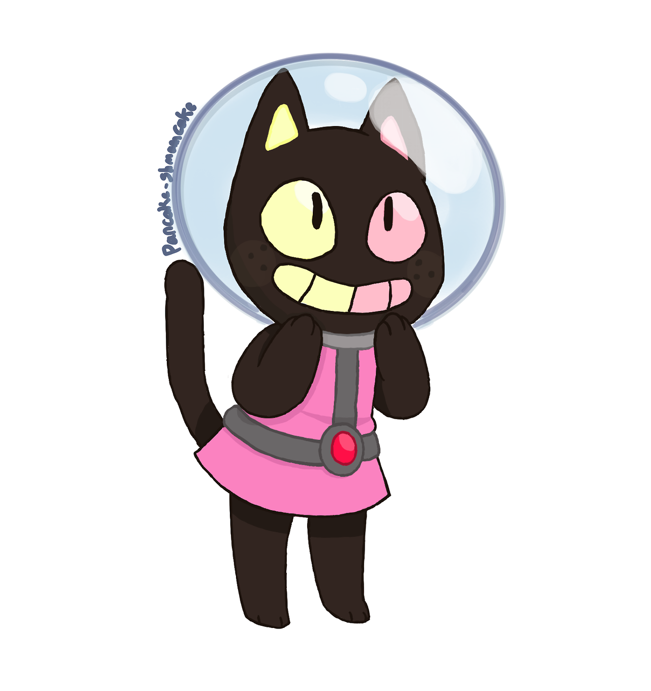 I…. I just wanted to doodle cookiecat as an animal crossing character…. It got a bit out of hand he would have a lazy personality