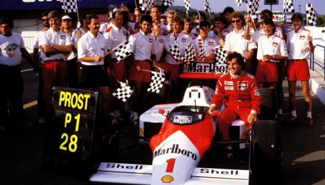 ‪Ayer fue el GP de F1 de Estoril (Ptgl) Prost se encontró con la victoria (McLaren - Tag) 2° Berger (Ferrari) 3° Piquet (w-h) #l210987‬