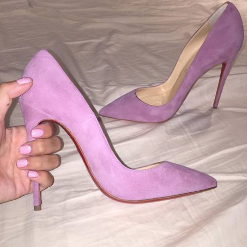 pink spiked louboutin heels