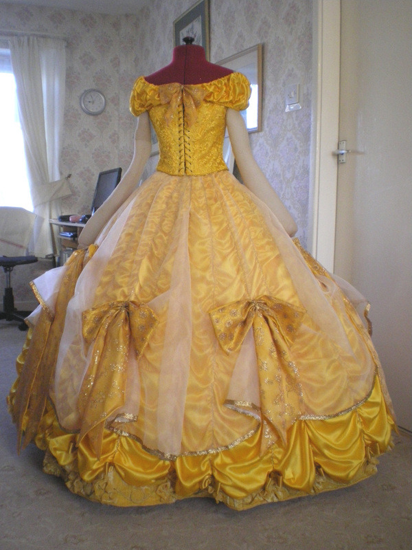 Belle’s Gold Ball Gown From Beauty and the Beast ... - CosplayTutorial ...