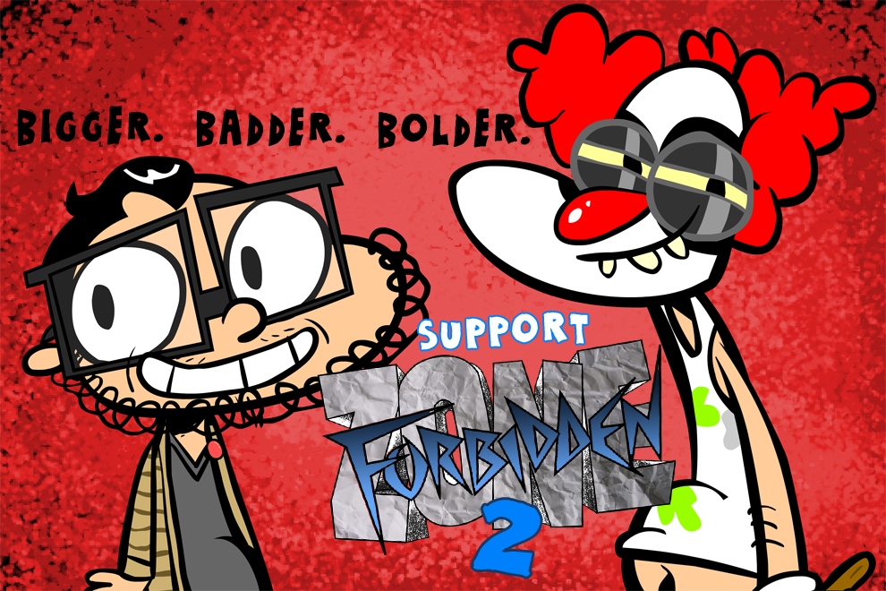 tumblrtoons: “ http://www.youtube.com/watch?v=GFbNzJHc-oA Beyond honored that Richard Elfman posted my Forbidden Zone cartoon promo in support of his upcoming sequel to FZ on his official Youtube page! WOW!!! Please check out my animation, share it,...