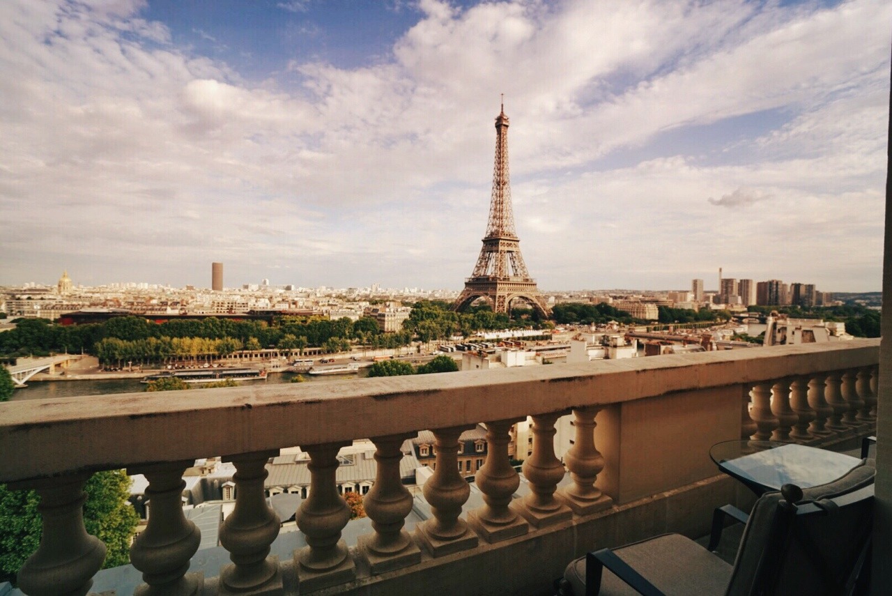 Paris - Eiffel Tower Room View - Shangri-La The view from the terrace of my room at the Shangri-La Paris Hotel today. It doesn’t get much better than this. — I have been posting all of my in-the-moment Paris updates to my Twitter, in case you are...