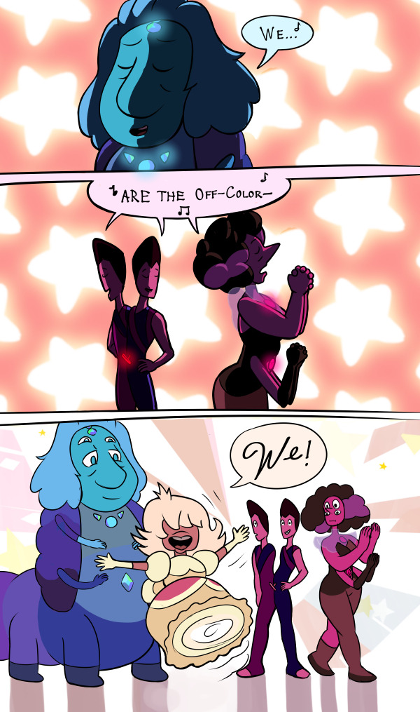 I just had to. Original post by @ssansy http://ssansy.tumblr.com/post/161274780773/fluorite-we-rhodonite-and-rutile-are-the-off