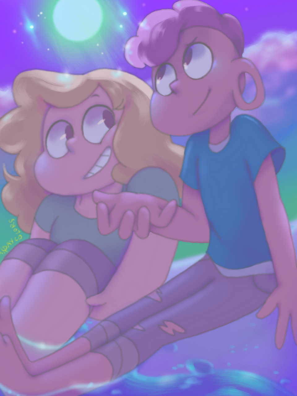 Whoaa I still can’t believe Steven can take over other people and they’re unconscious the whole time, I wonder if he can take over gems too?! But I really hope they get to talk to each other sometime!