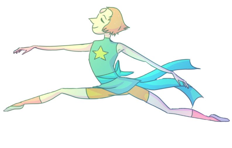 I made a little doot of Pearl prancing the other night so here she is