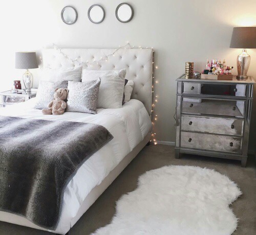 Gray bedroom ideas  Tumblr