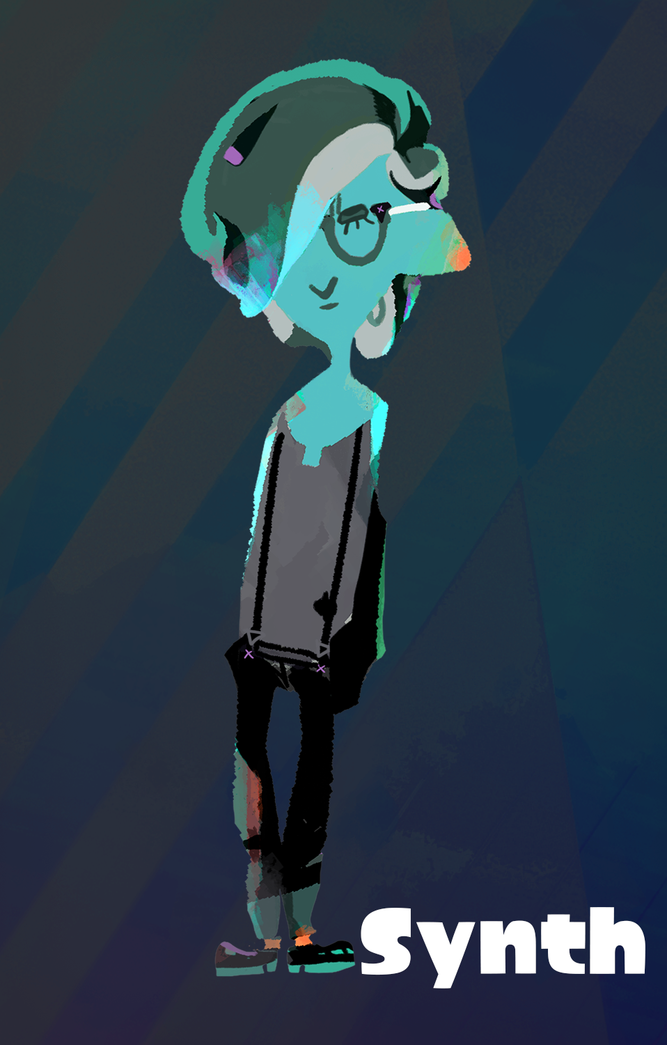 Let’s meet the members of Wet Floor. This guy plays synthesizer and is the group’s founder. He’s out to restore some indie dignity to Inkopolis’s music scene that’s lately been taken over by giant pop stars. When it comes to songwriting, he lets...