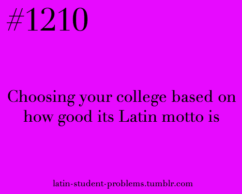 College Latin Mottos 77