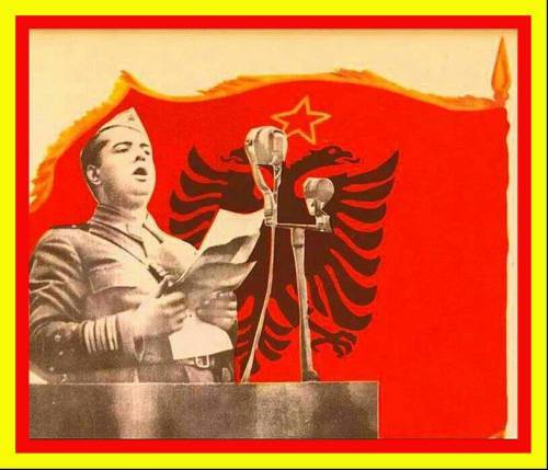 Image result for Enver Hoxha stalin