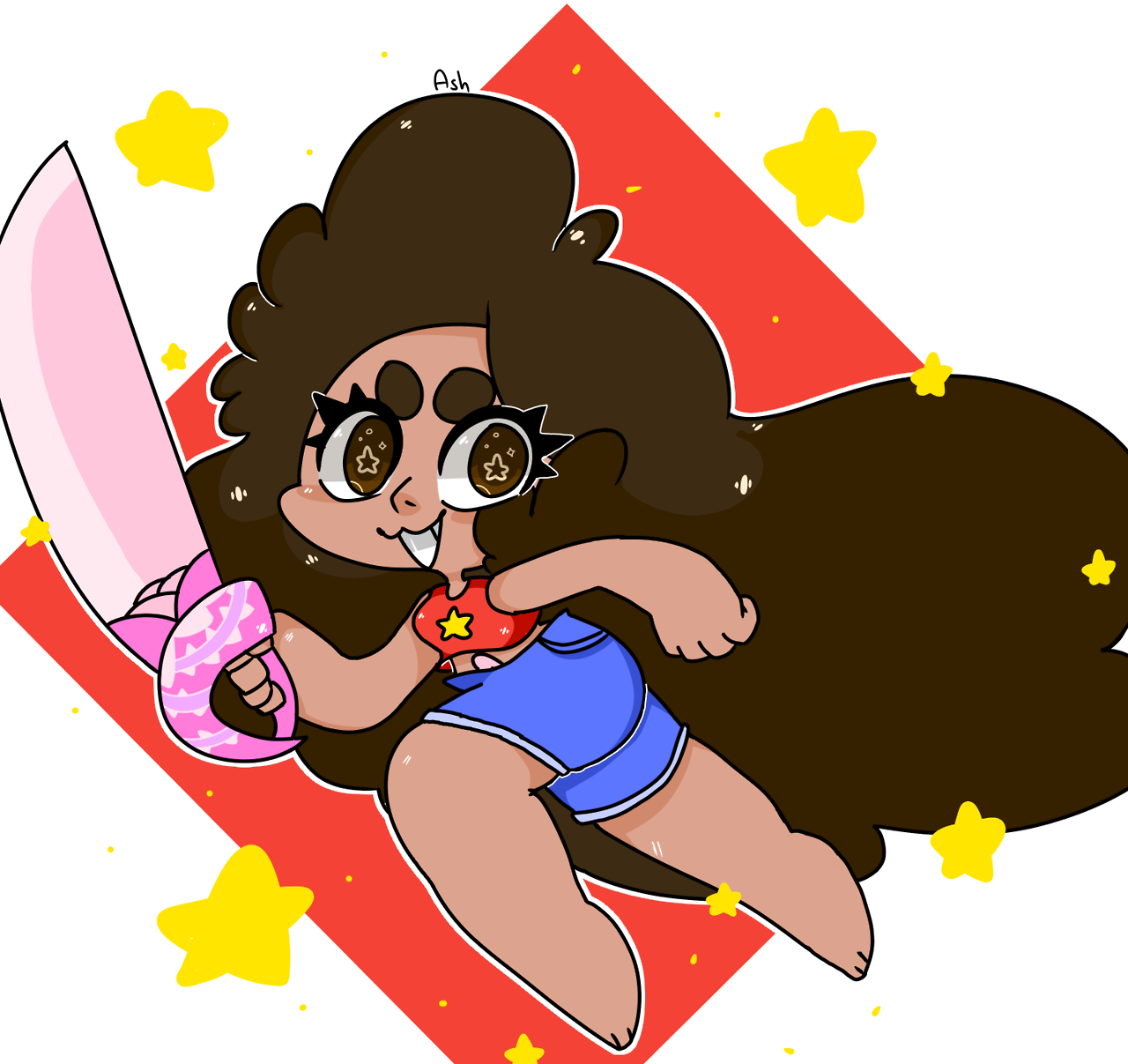 Stevonnie fanart! Fusion of awesomeness! Art by me!