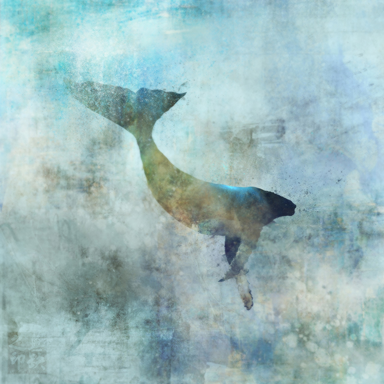 Ken Roko Sea Whale 01: Giclee Fine Art Print 13X19 Please Check out more images from Etsy.com: https://www.etsy.com/ca/shop/krokoart?section_id=12474863