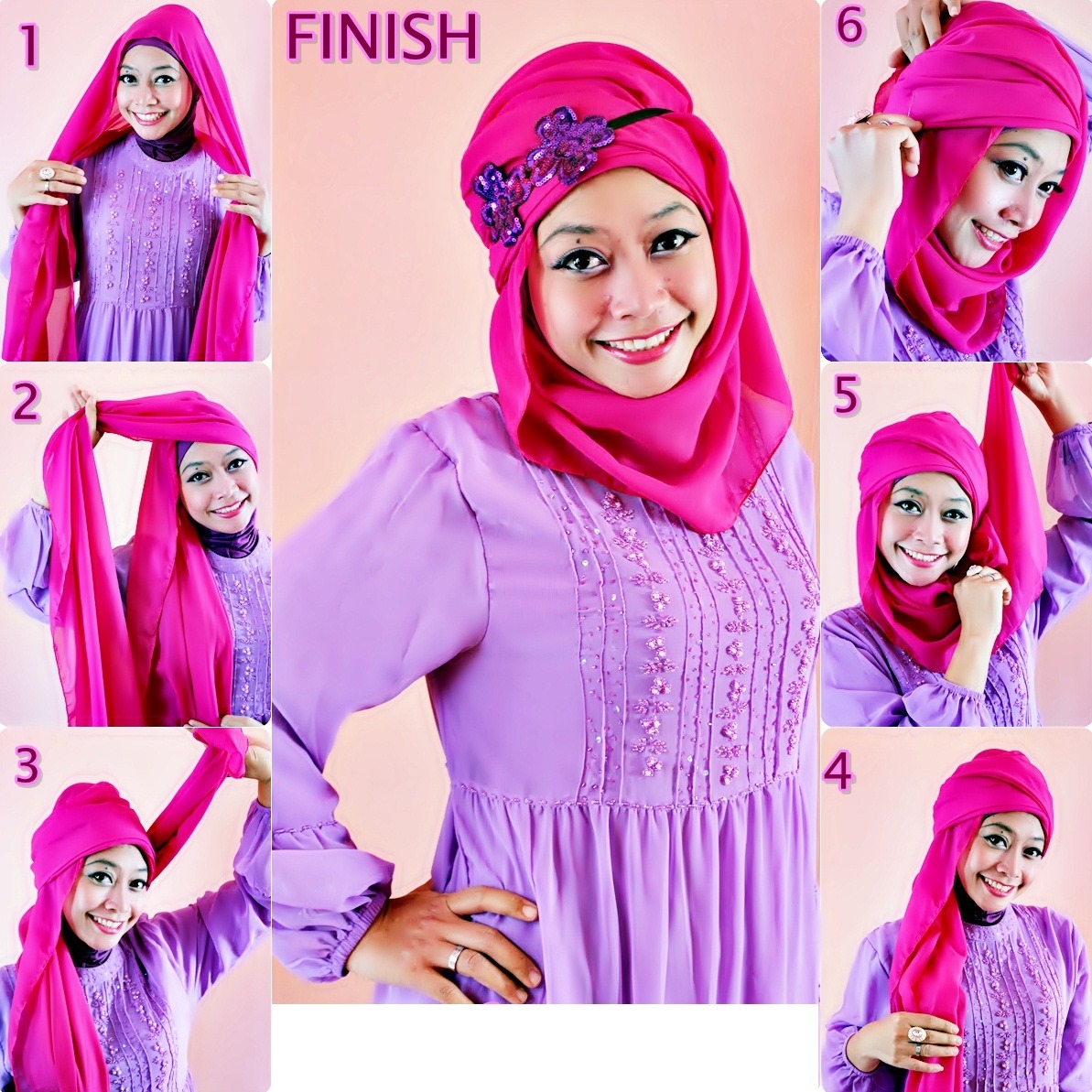 Tutorial Hijab Segi Empat Remaja Simple Tutorial Hijab Paling