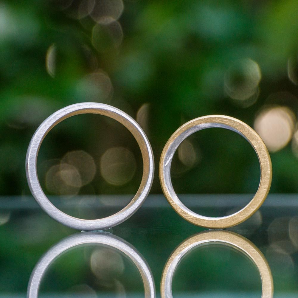 オーダーメイドマリッジリング　プラチナ、ゴールド　屋久島で作る結婚指輪