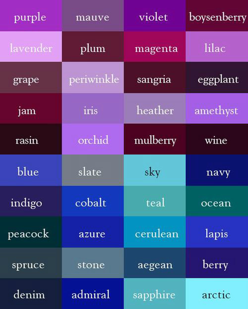 Purple Blue Color Name 1