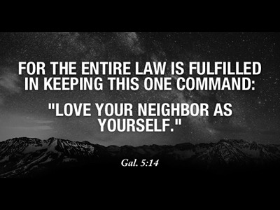 Image result for love your neighbor as yourself