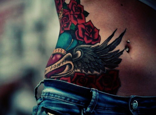 hip tattoo on Tumblr