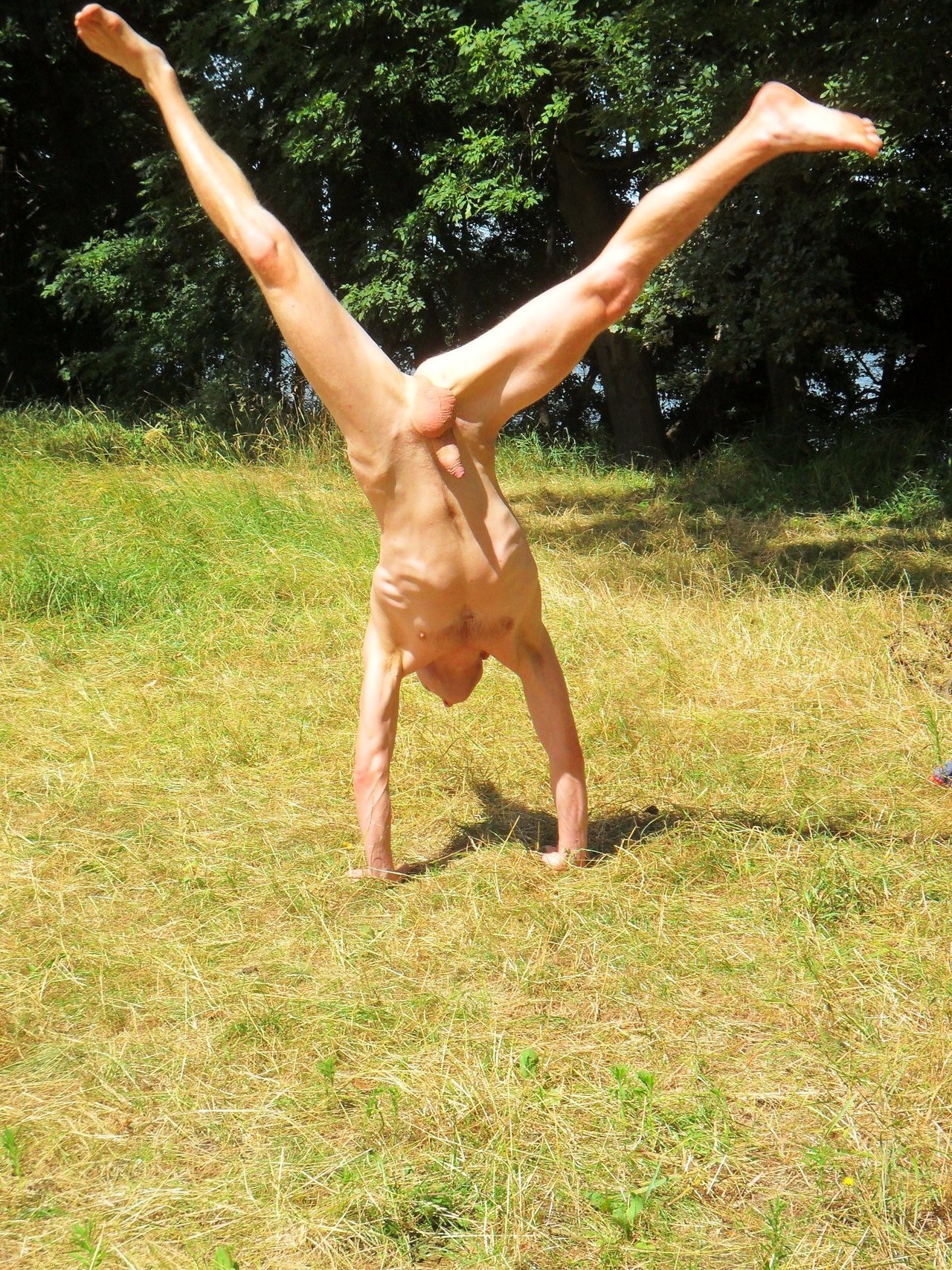 Naked Handstand 54