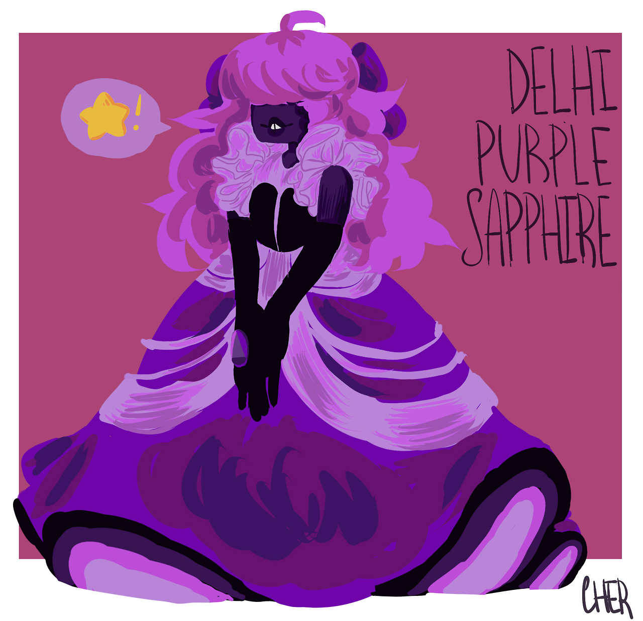 Well, this is my version of the fusion of Sapphires. They would look like this ( in my view). Of course,I hope that their official fusion will show in the cartoon:>