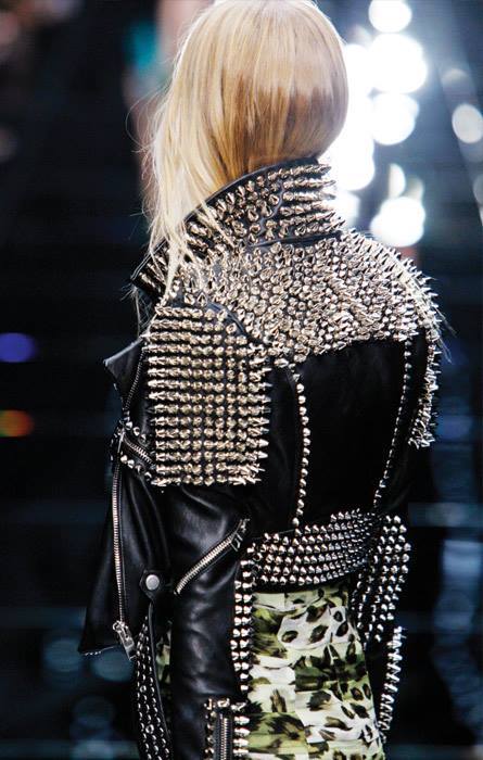 studded leather sexy tumblr