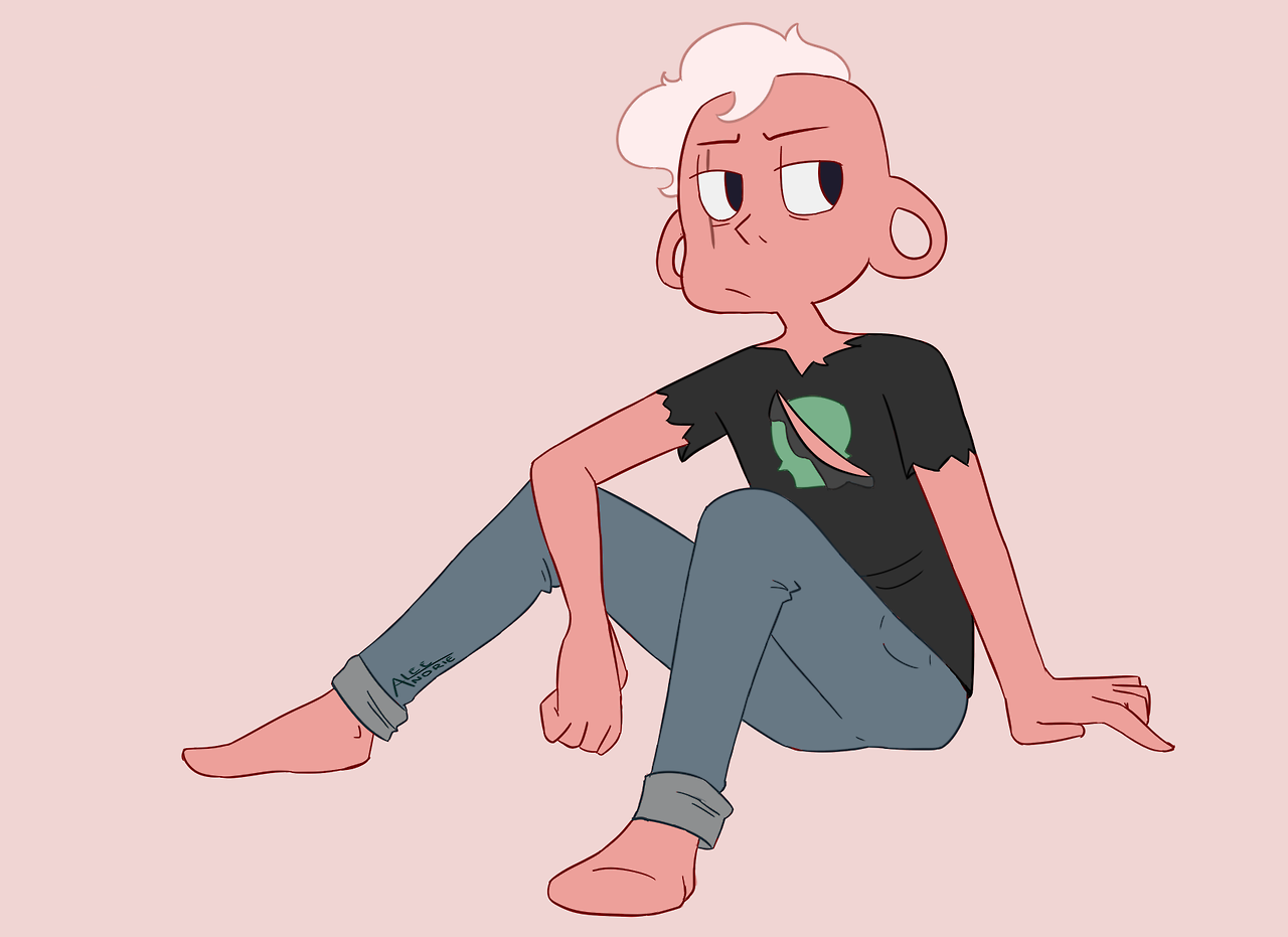 I just finished watching the new episodes and damn…what happened was pretty brutal. On a happier note, I am in love with Lars’ new design! He looks good pink :)