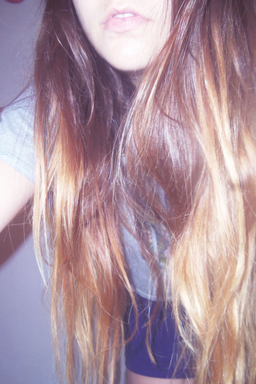 brown and blonde hair on Tumblr Tumblr Brown Hair With Blonde