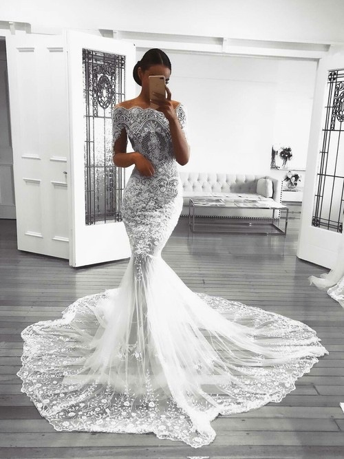 mermaid wedding dress Tumblr