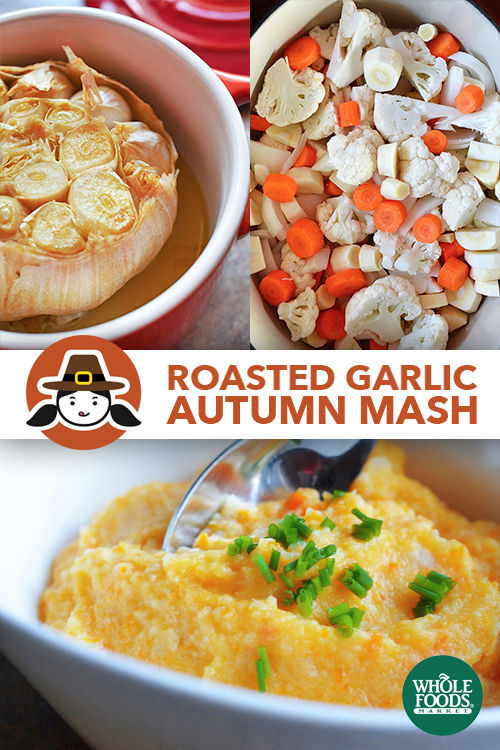 Nomtastic Paleo Thanksgiving: Roasted Garlic Autumn Root Vegetable Mash Video