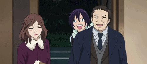 Image result for noragami gifs sliding down