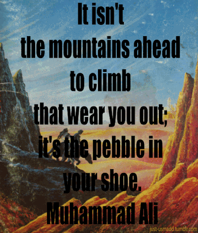 Image result for MUHAMMAD CLIMBS MOUNTAIN gif