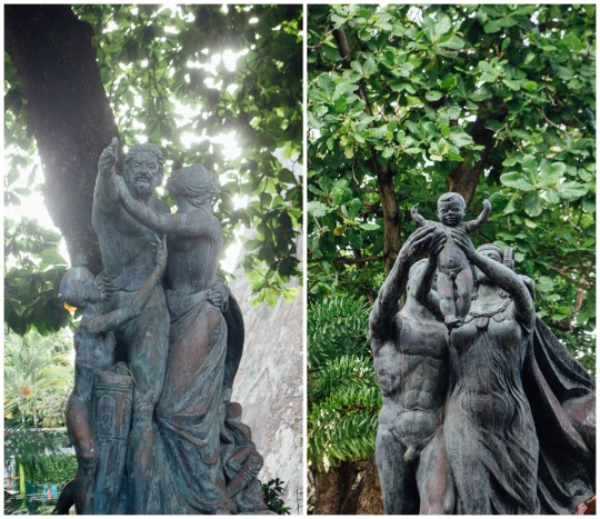 Paseo de la Princesa sculptures
