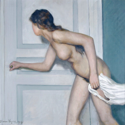 bellsofsaintclements: “Nude (1919) by Swedish artist Simeon Öquist (1868-1955). ”