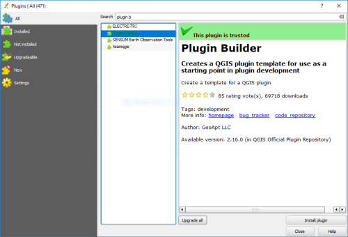 Cài plugin Builder