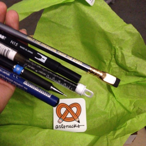iwasoncethesun: “My first #artsnacks came in today
