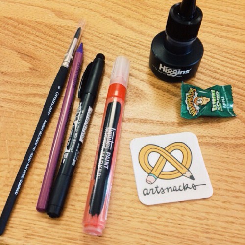 benbraddocks: “October #artsnacks box is here! ” ArtSnacks is like a magazine subscription but instead of a magazine you get 4 or 5 different art products to try out. Learn more about ArtSnacks here.