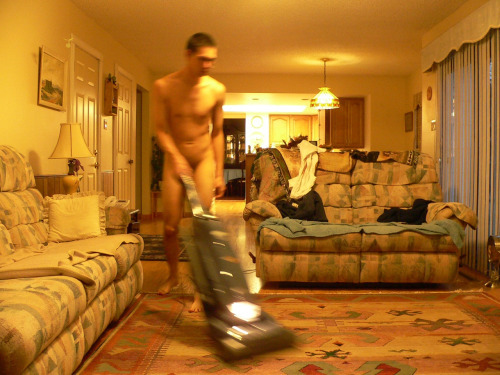 Naked Male House Cleaner 118