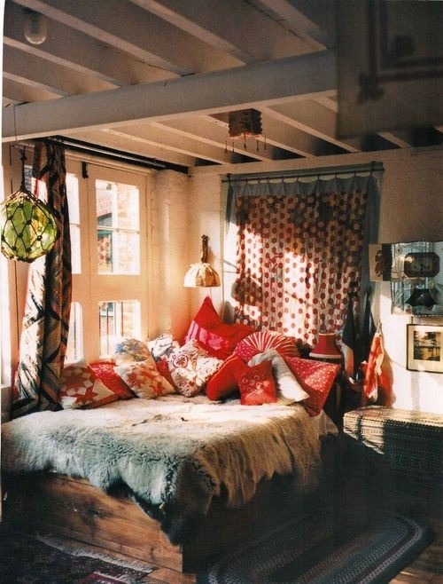 boho bedroom  on Tumblr 