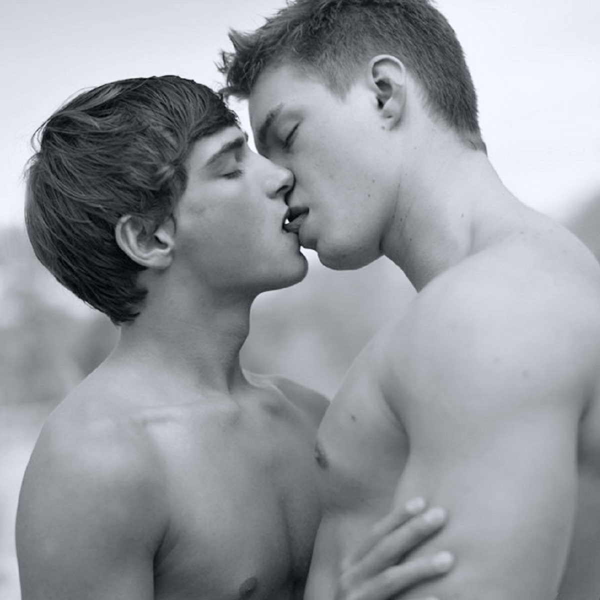 White Black Gay Kissing 76